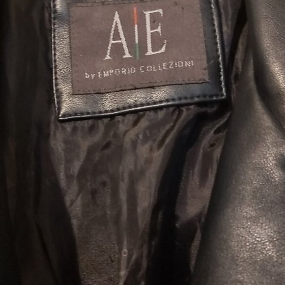 NWT EMPORIO ARMANI Dress Leather Jacket authenticM - Picture 10 of 16